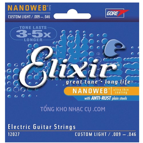 Dây Đàn Guitar Electric Elixir 12027